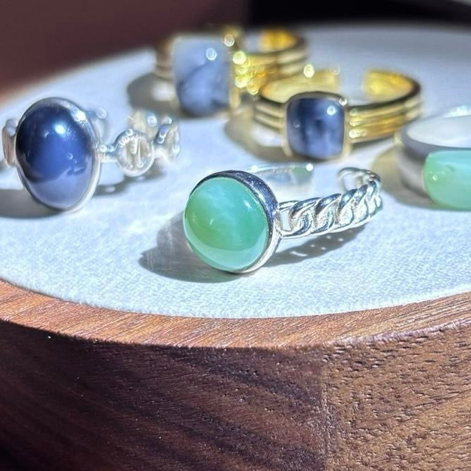 Nephrite Jade Rings Collection 💍